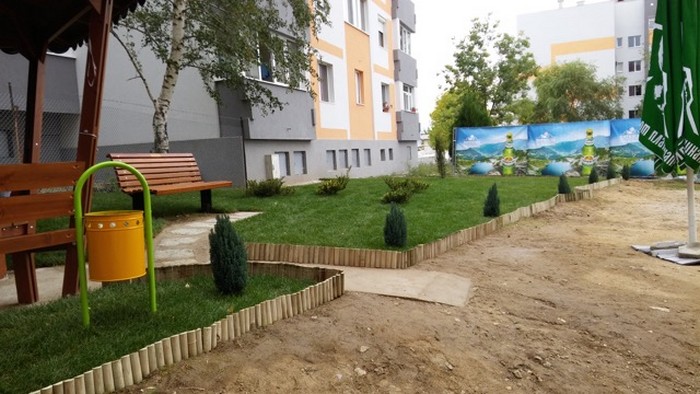 Карлсберг България официално представи поредния реализиран проект за обновяване на междублокови пространства, част от инициативата на Пиринско  Реновирай градинката в квартала