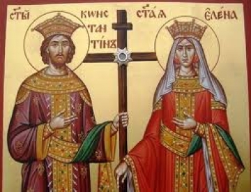 Православната църква почита днес светите равноапостоли Константин и Елена